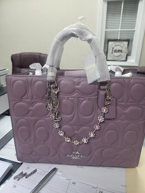 COACH Handbags - NEW AUTHENTIC COACH MAGGIE TOTE LAVENDER